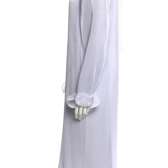 TIBI woman mock neck long Grey dress in M. org price $995 - Picture 3 of 4